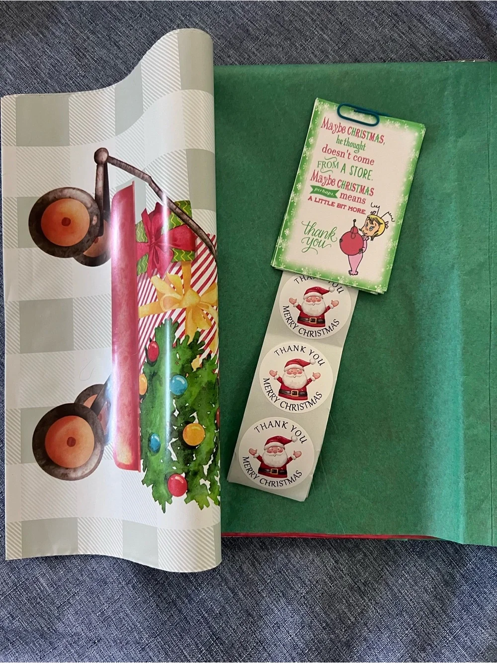 Special Delivery Holiday Poly Mailer Set - 10x13 Polys, 2” Stickers, TY Cards